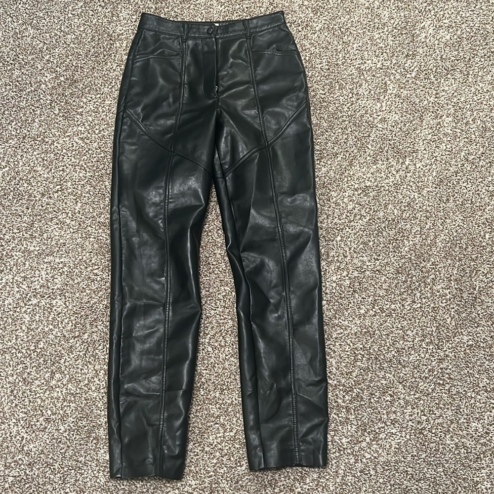 Aritzia leather pants